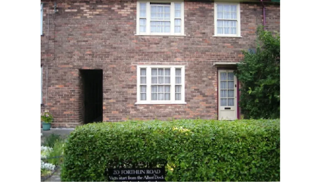 The home at 20 Forthlin Road in Allerton, into which the McCartney family moved in 1955